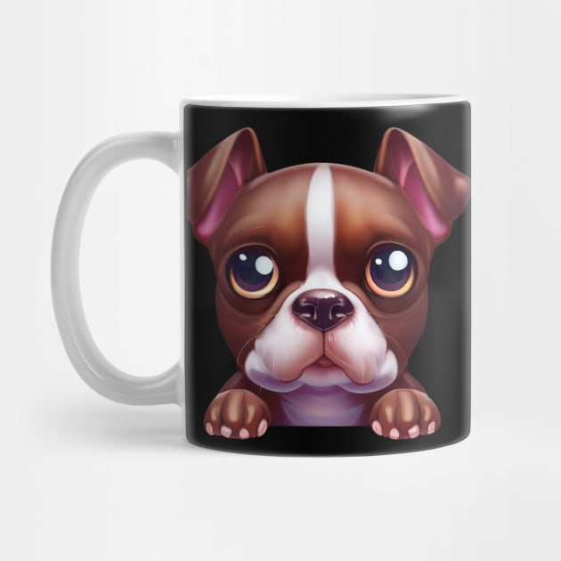 Woofin' Wonderful American Pit Bull Terrier by Art By Mojo